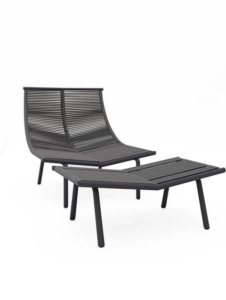 Bay Lounge Chair
SKU: 375Bach:CharcoalxGrey