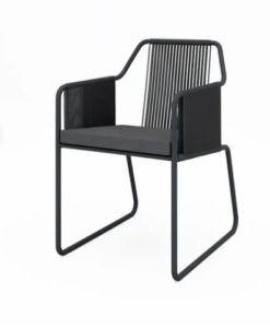 Mila Outdoor Dining Chair
SKU: 375Milch:Charcoalxgrey