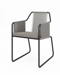 Mila Outdoor Dining Chair
SKU: 375Milch:Charcoalxgrey - الصورة 2